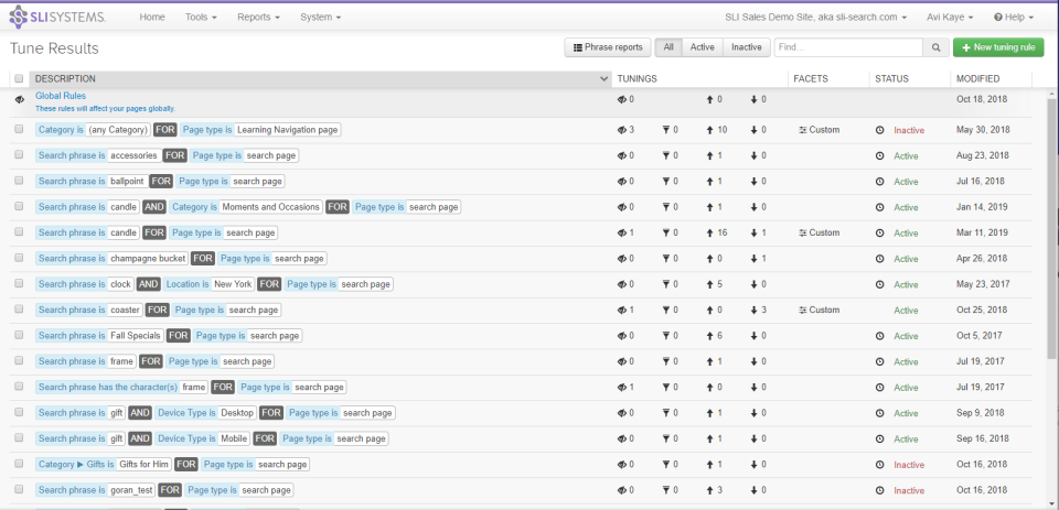 screenshot of SLI Systems